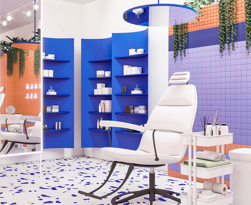 Hi, skin studio treatment room